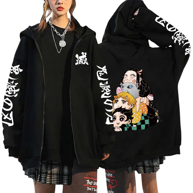 Autumn-Winter-Demon-Slayer-Printing-Jackets-Mens-Womens-Casual-Streetwear-Warm-Outerwear-Anime-Clothing-Harajuku-Zip